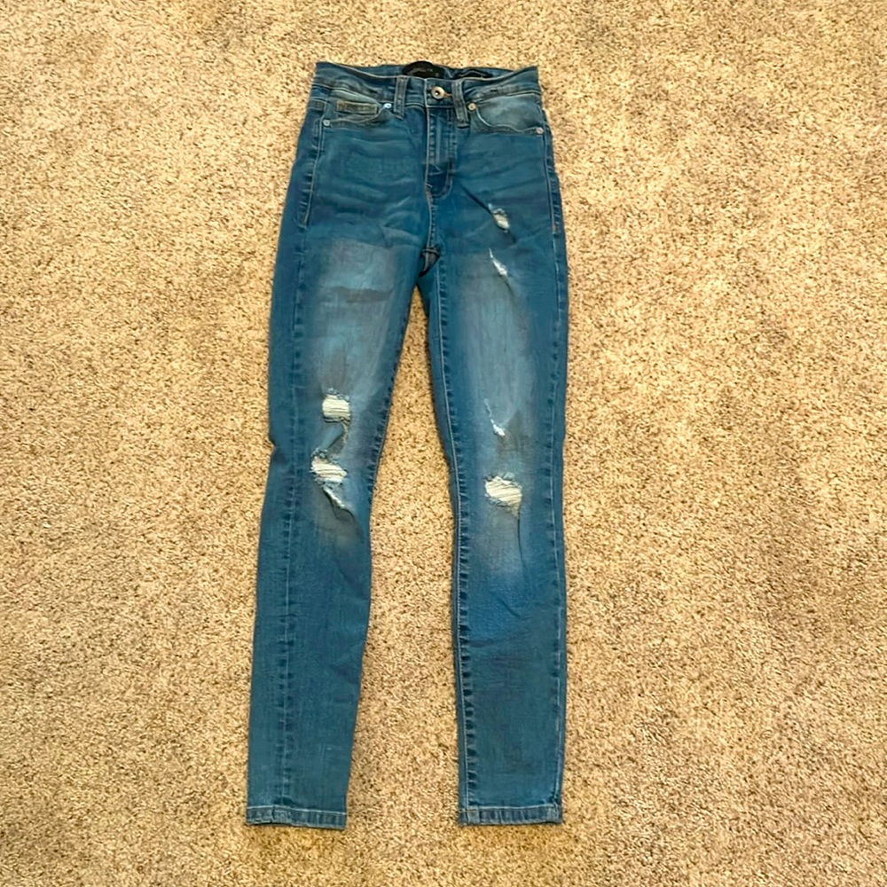 Kendall+Kylie high rise jeans
